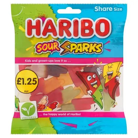 Haribo Sour Sparks 154g (UK)