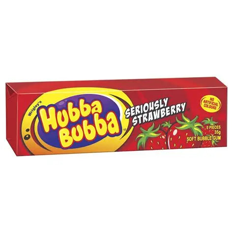Hubba Bubba Seriously Strawberry 5 Pc (UK)