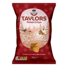 Taylors Hot Honey Pigs in Blankets Crisps 150g (UK)