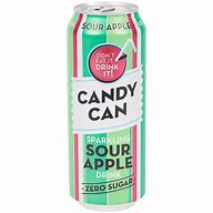 Candy Can Sparkling Sour Apple Zero Sugar 330ml