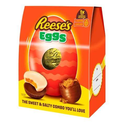 Reese's Large Egg with Milk & White Peanut Butter Cups 215g (UK)