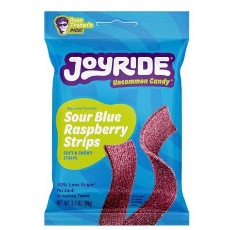 Joyride Sour Blue Raspberry Strips 99g (USA)