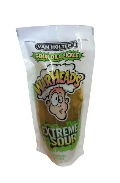Van Holten's Warheads Extreme Sour Dill Pickle 140g (USA)