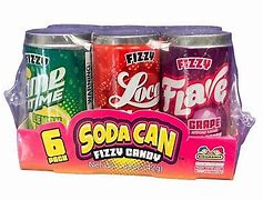 Kidsmania Soda Can Fizzy Candy 42g (6 pieces)
