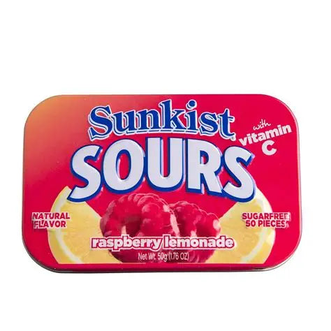 Sunkist Sours Raspberry Lemonade 50g (USA)