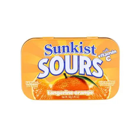 Sunkist Sours Tangerine Orange 50g (USA)