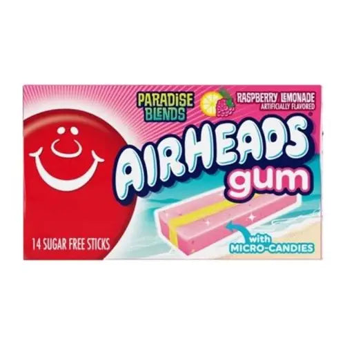 Airheads Gum Raspberry Lemonade 14 Sticks (USA)