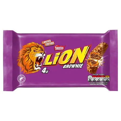 Lion Brownie Multi 4pk 120g (UK)