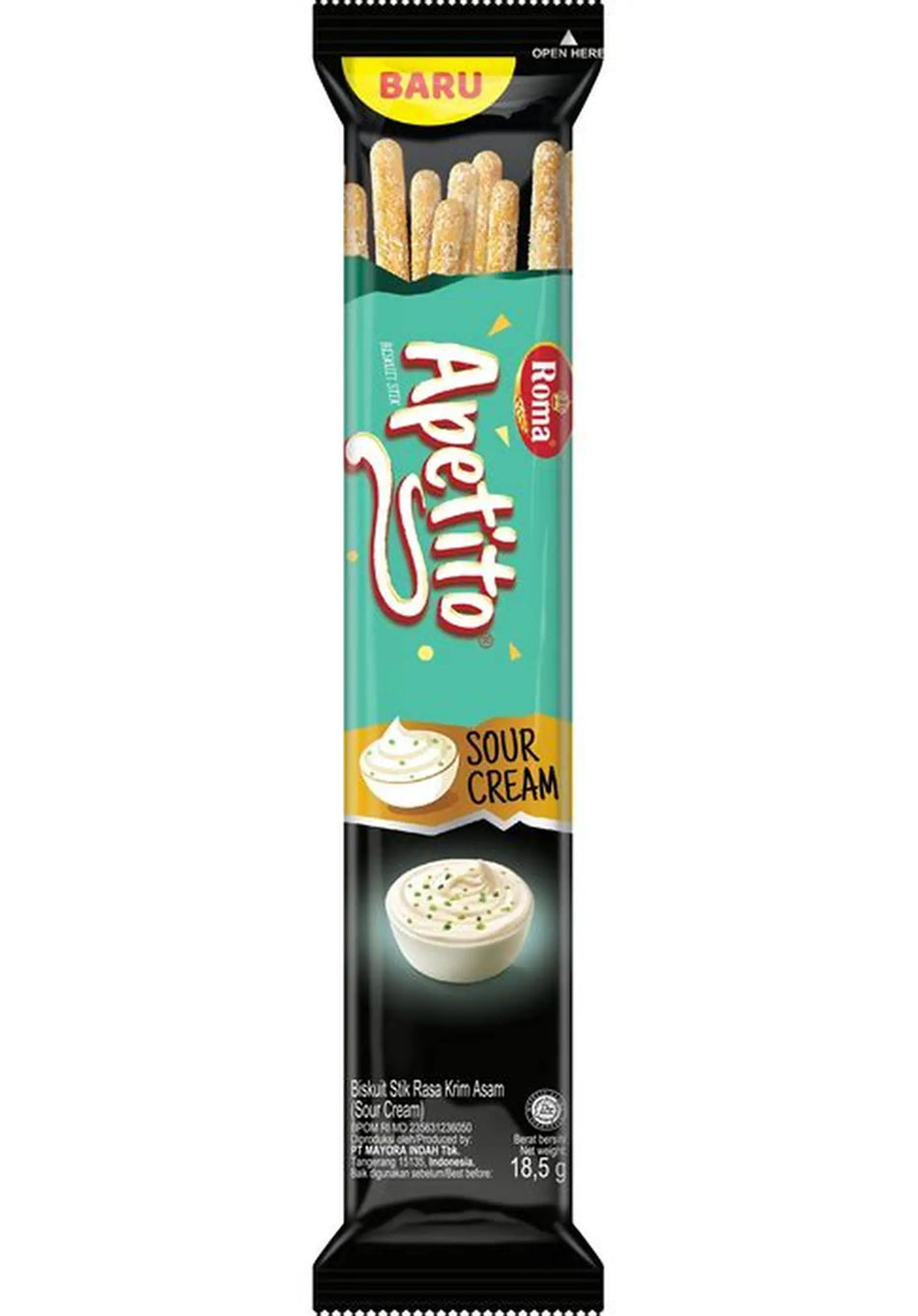 Apetito Sour Cream Sticks 15g (ID)