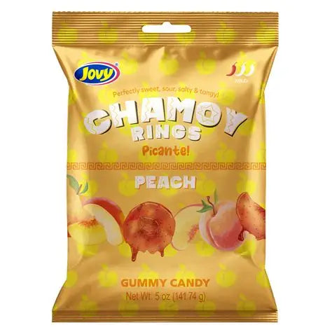 Jovy Chamoy Spicy Peach Rings 99g (USA)