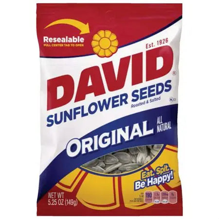 David's Sunflower Seeds Original 149g (USA)