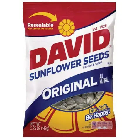 David's Sunflower Seeds Original 149g (USA)