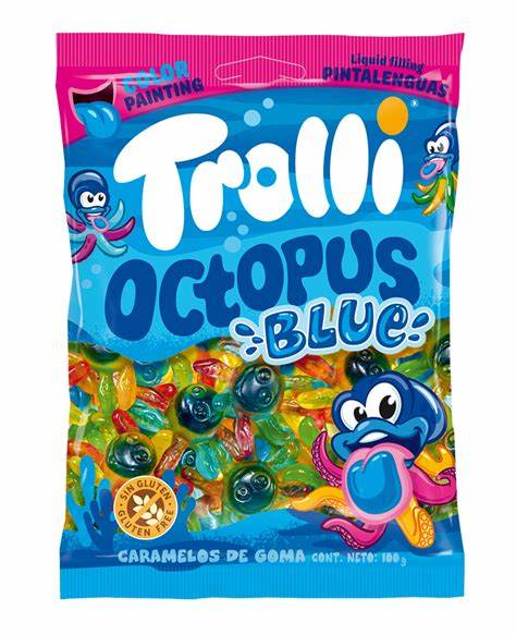 Trolli Blue Octopus 100g (Spain)