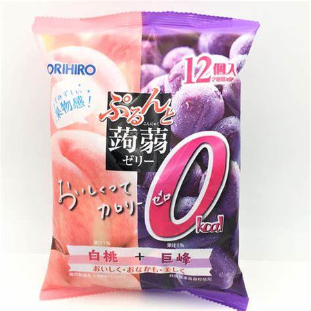 Orihiro Jelly Peach & Grape 12pc 240g (JP)