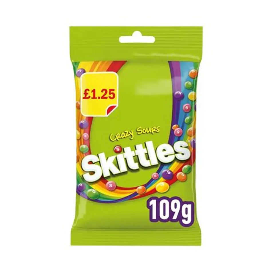 Skittles Crazy Sours 109g (UK)