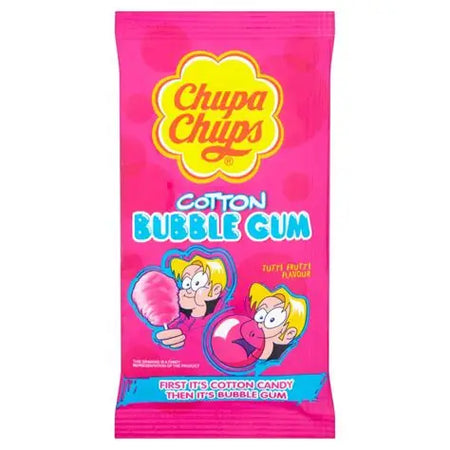 Chupa Chups Cotton Bubble Gum Tutti Frutti Flavor 11g (UK)