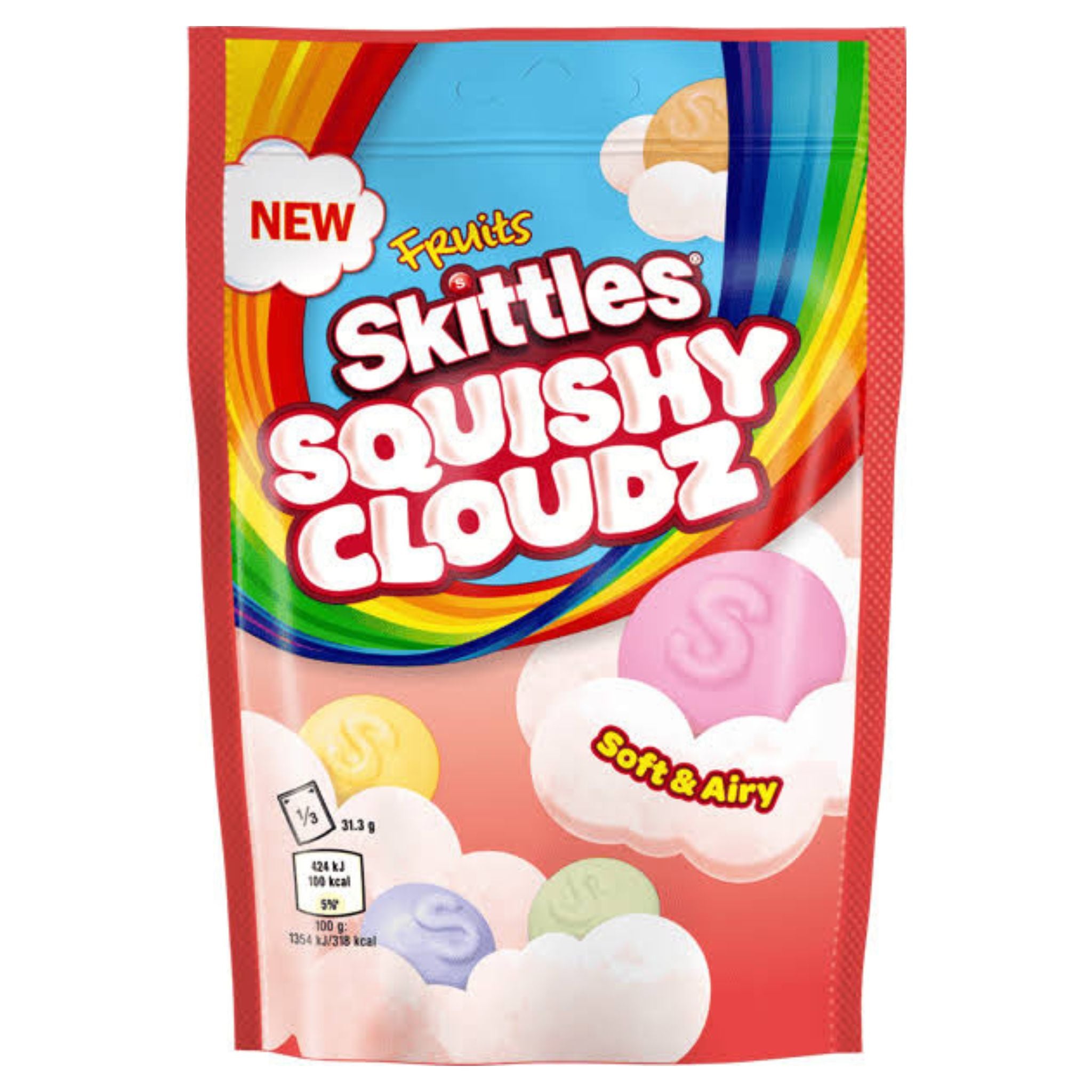 Skittles Squishy Cloudz Pouch 94g (UK)