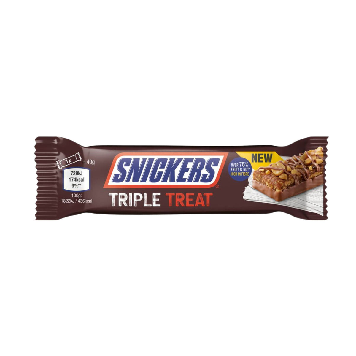 Snickers Triple Treat Bar 32g (UK)