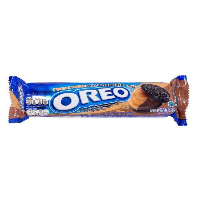 Oreo Roll Peanut Butter and Chocolate 119g