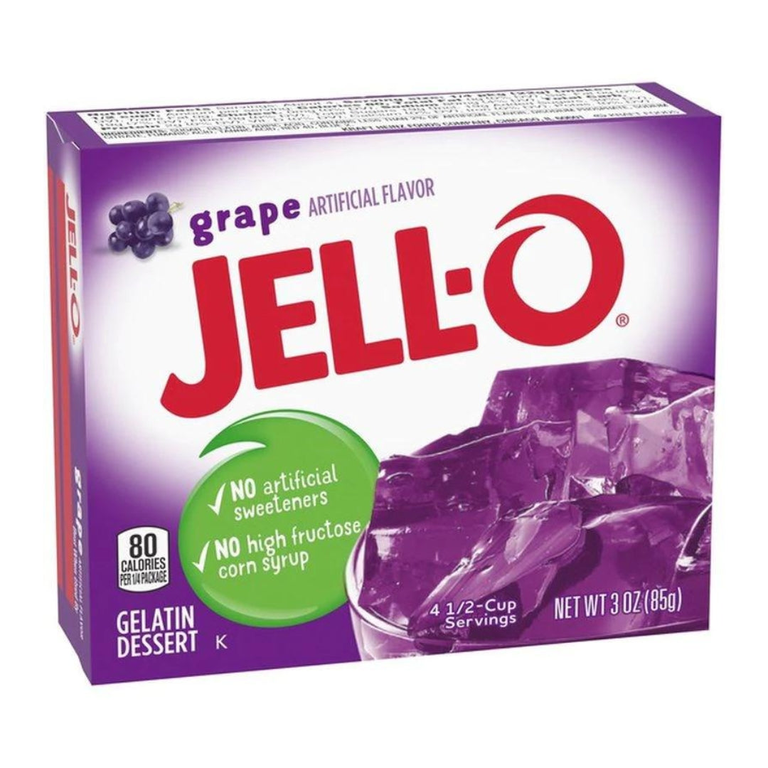 Jello-O Grape Gelatin Mix 110g (USA)