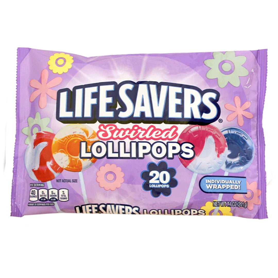 Lifesavers Swirled Lollipops 20pk (USA)