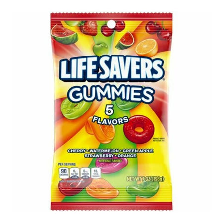 Lifesavers 5 Flavour Gummies 184g (USA)