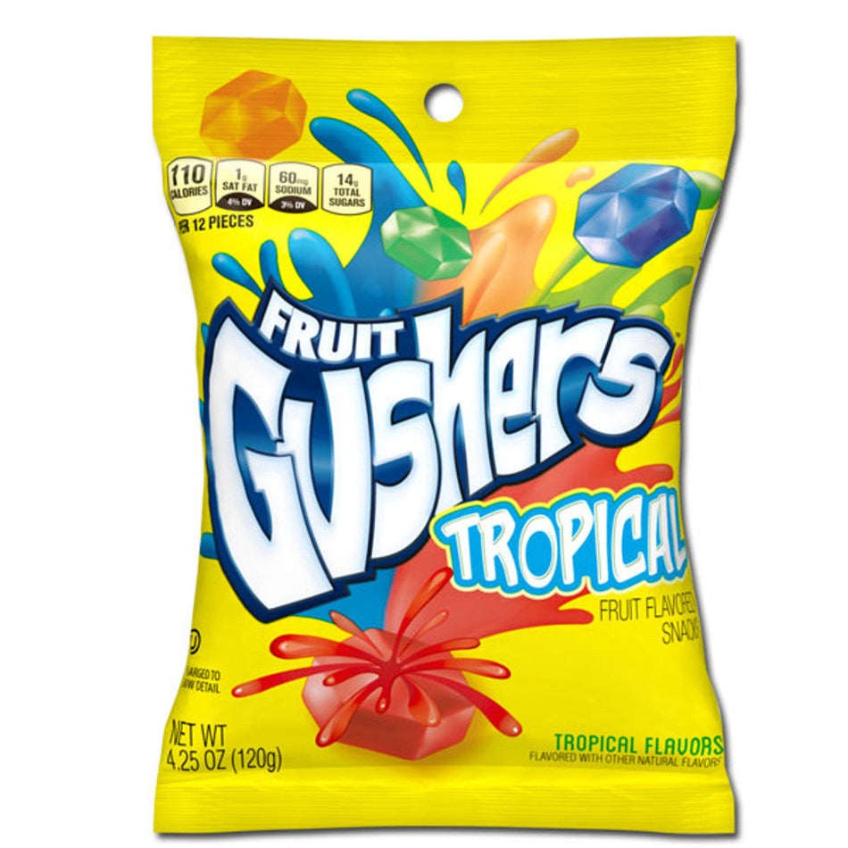 Fruit Gushers Tropical 120g (USA)