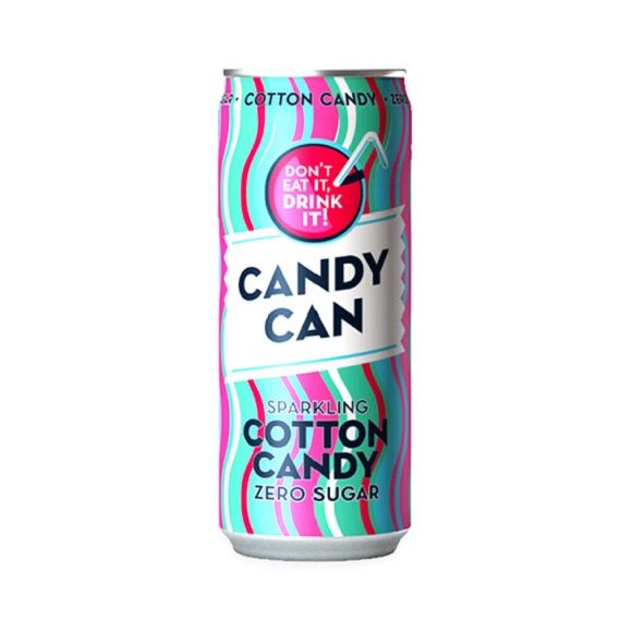 Candy Can Sparkling Cotton Candy Zero Sugar 330ml