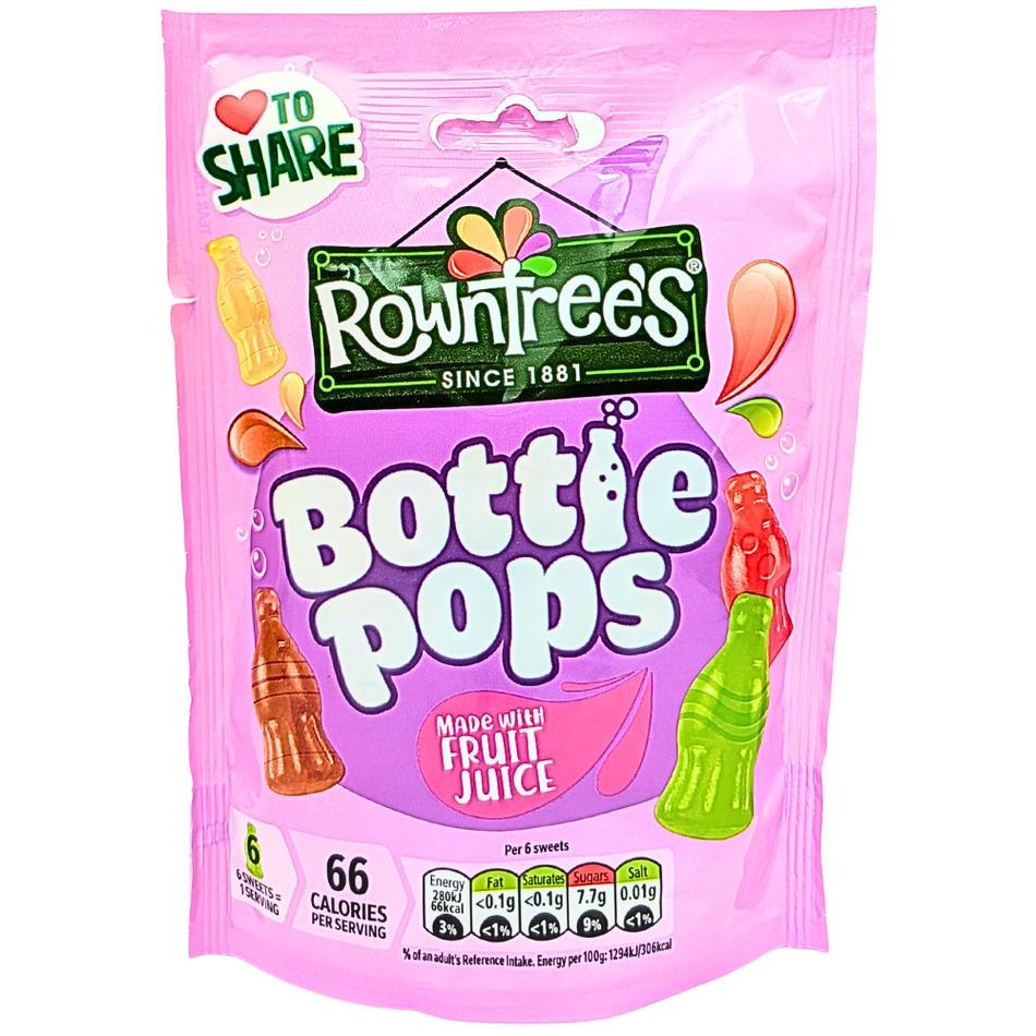 Rowntrees Bottle Pops 115g (UK)