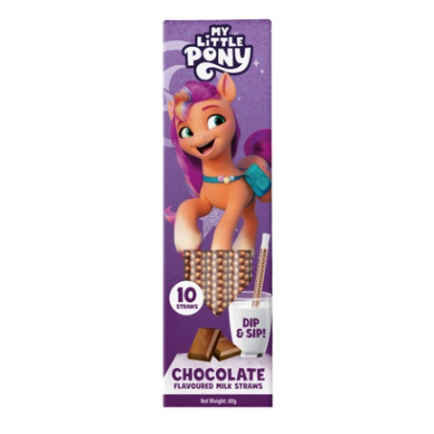 My Little Pony Chocolate Milk Straws 10pk (USA)
