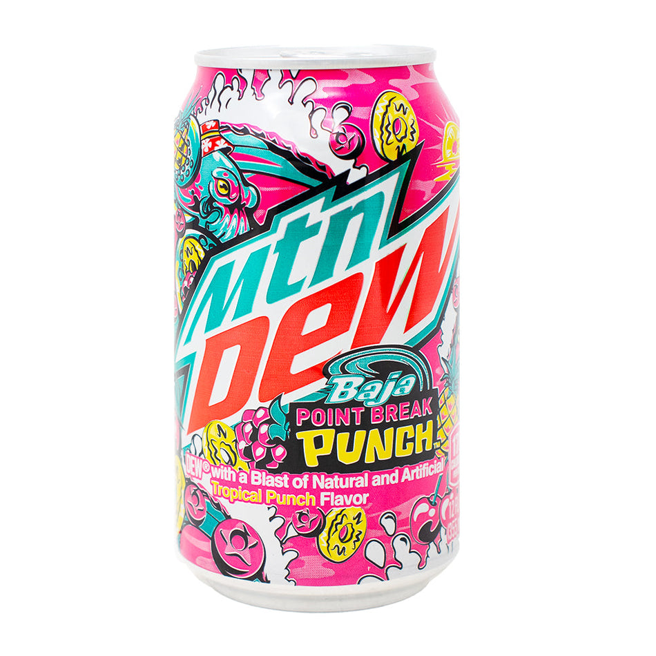 Mtn Dew Baja Point Break Punch 355ml (USA)