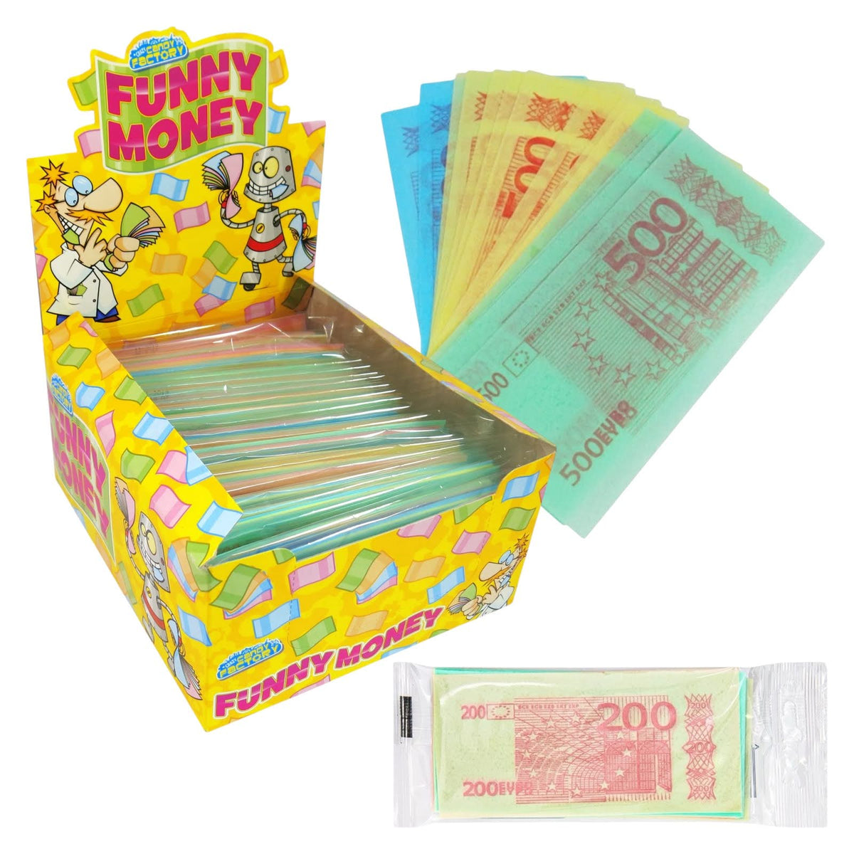 Crazy Candy Factory Edible Paper Funny Money 14g (UK)