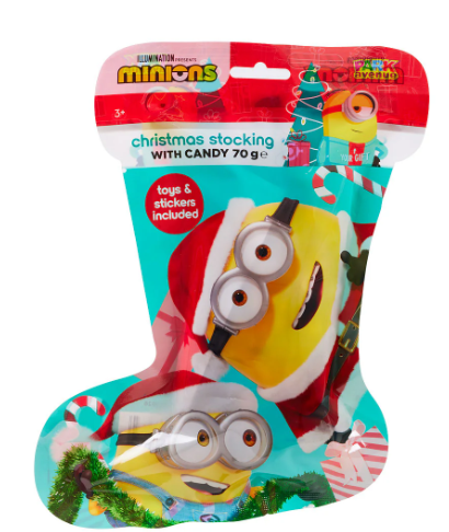 Minion Stocking with Candies, Toys and Stickers 70g