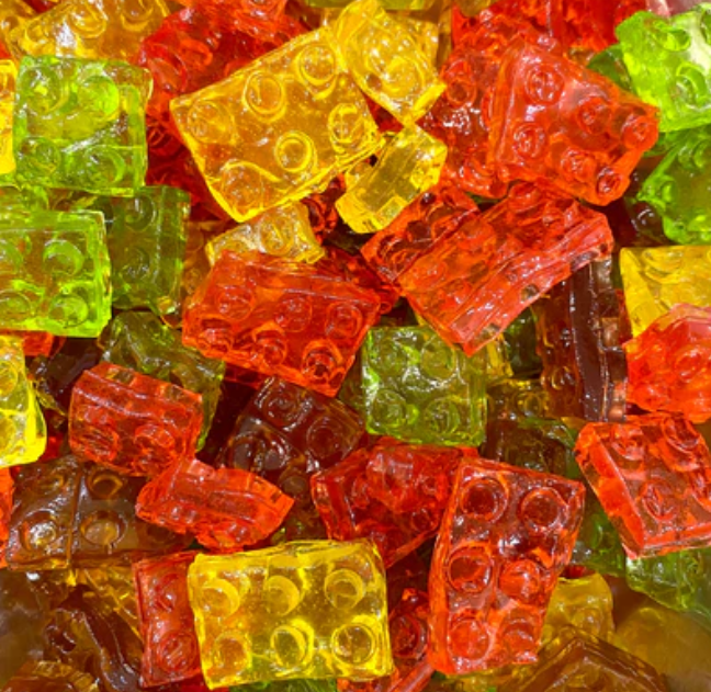 3D Block Gummies 100g