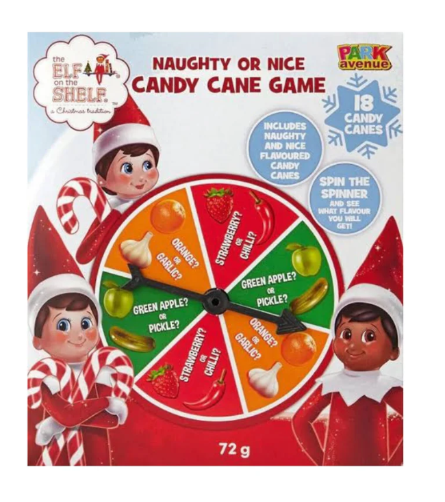 ELF ON THE SHELF Naughty or Nice Candy Cane Game (USA)