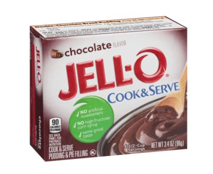 Jell-O Chocolate Pudding & Pie Filling 96g (USA)