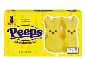 Peeps Bunnies 4pk (USA) Yellow