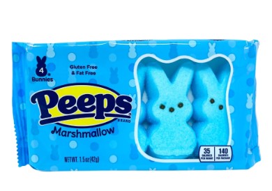 Peeps Bunnies 4pk (USA) Blue