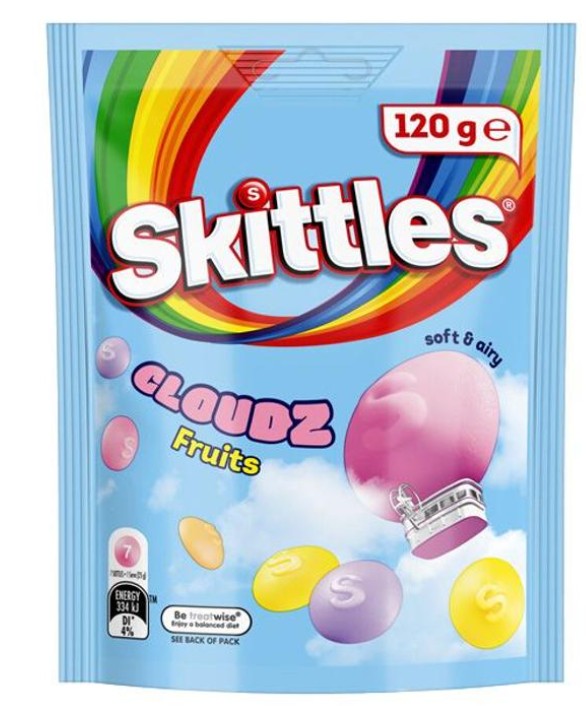 Skittles Cloudz Fruits 120g (UK)