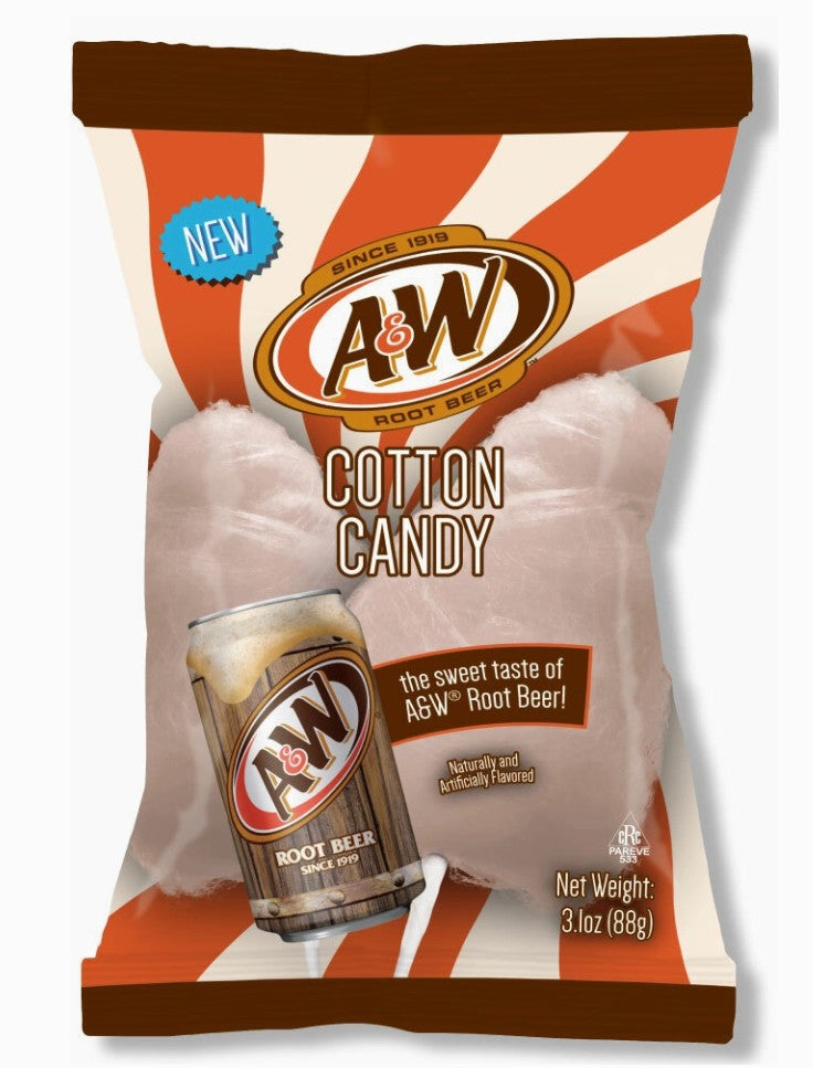 A&W Root Beer Cotton Candy 88g (USA)