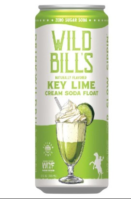 Wild Bill's Zero Sugar Key Lime Cream Soda Float 355ml (USA)