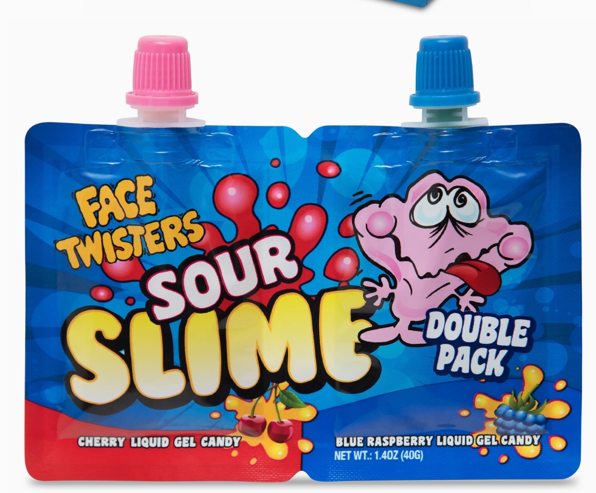 Face Twisters Sour Slime Double Pack Liquid Gel 40g (USA)