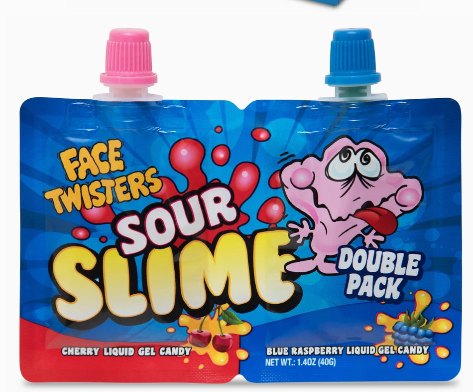 Face Twisters Sour Slime Double Pack Liquid Gel 40g (USA)