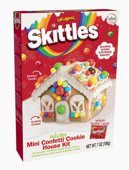 Skittles Mini Confetti Cookie House Kit 196g (USA) PRE-ORDER