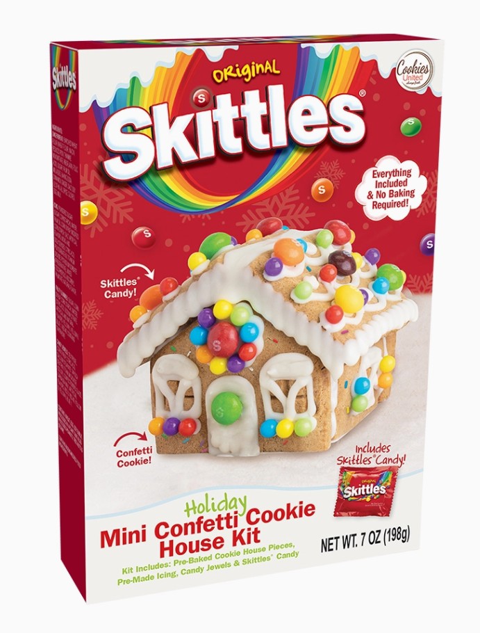 Skittles Mini Confetti Cookie House Kit 196g (USA) PRE-ORDER