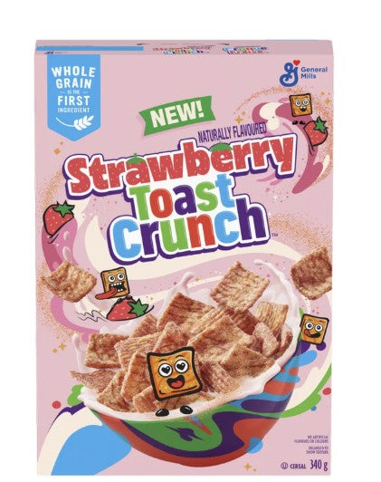 Crunch Cinnamon Toast Strawberry Cereal 340g (USA)