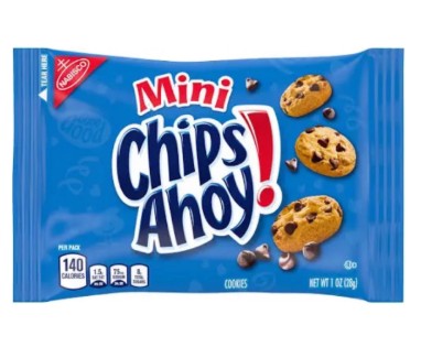 Chips Ahoy Mini Snacks 57g (USA)