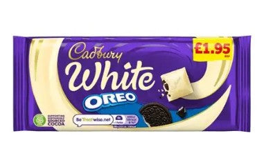 Cadbury Oreo White Chocolate 120g (UK) BBDATE: 13.05.26