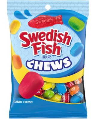 Swedish Fish Chews Assorted Soft & Chewy Candy 60g (USA)