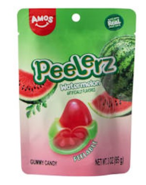 Peelerz Gummy Watermelon Peelable 170g (USA)
